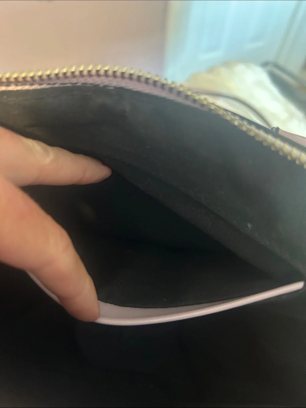 Patent Dome Satchel Handbag in Dusty Pink